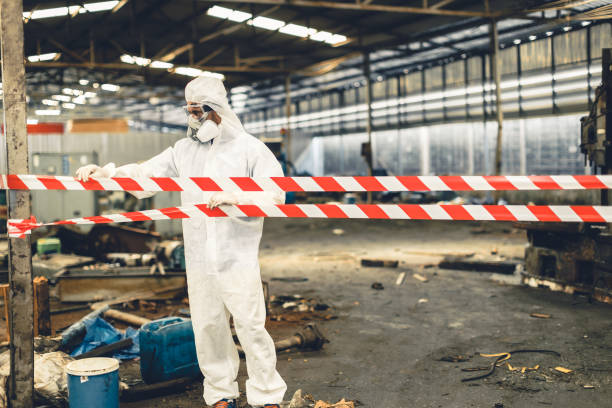 Professional Biohazard technician working in Sobieski, WI